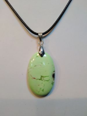 Pendentif magnésite citron