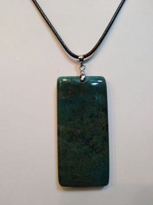 Pendentif agate mousse