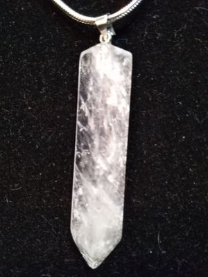 Pendentif cristal de roche