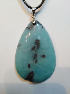 Pendentif amazonite