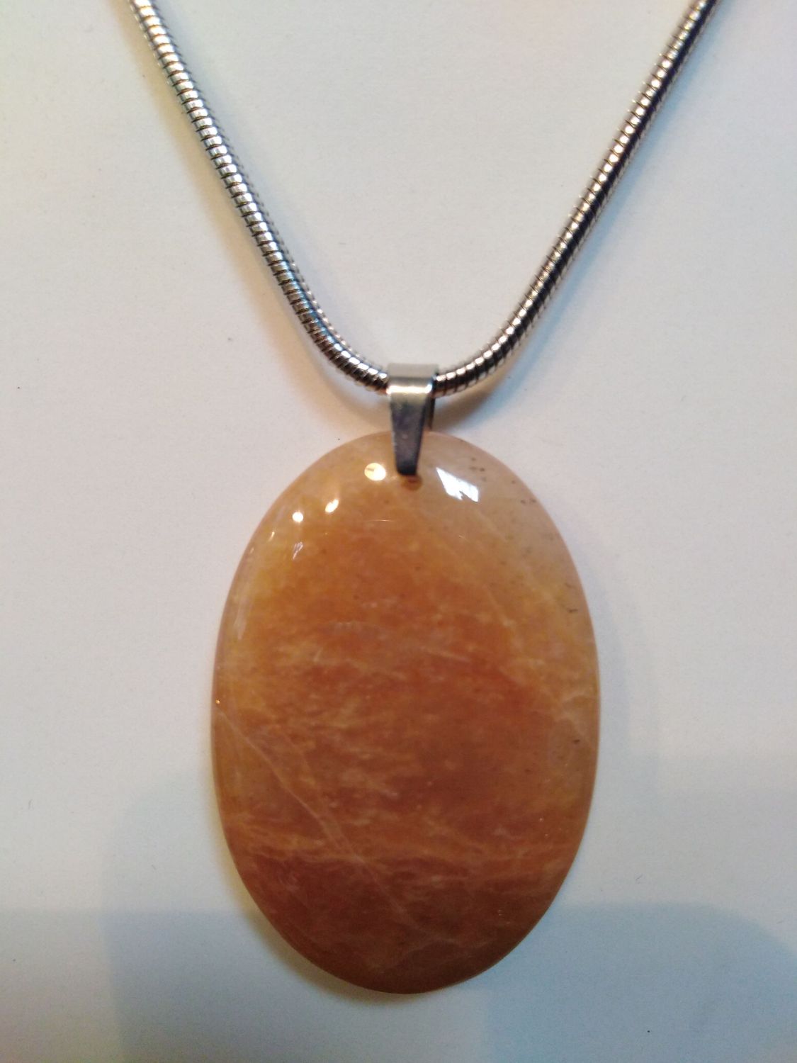 Pendentif pierre de lune
