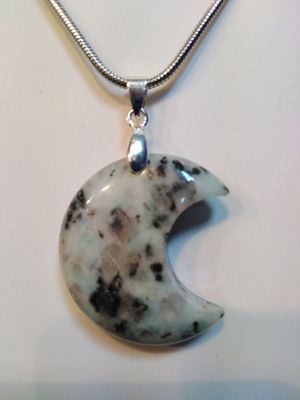 Pendentif jaspe kiwi