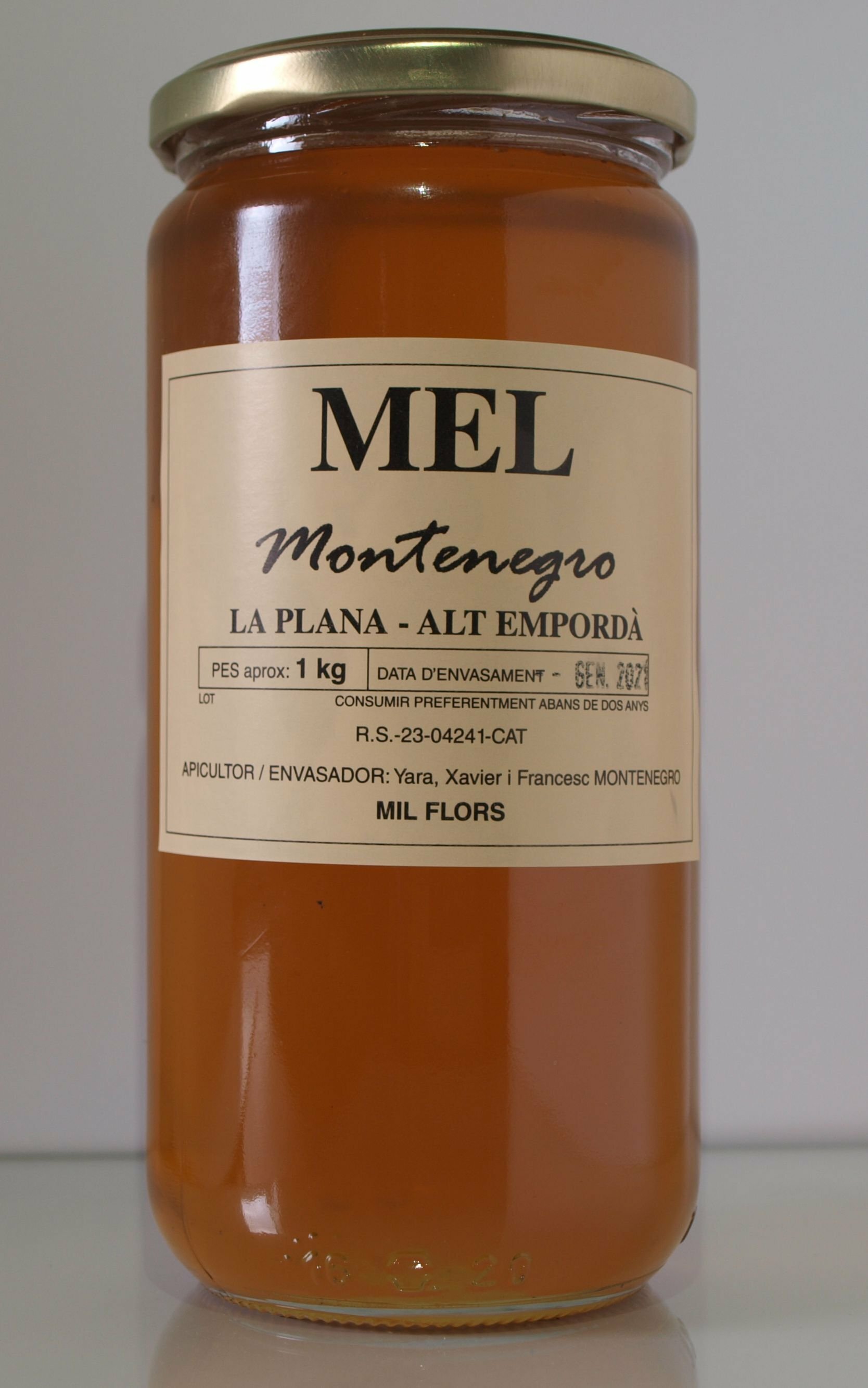 Mel de Flors, romaní i lavanda 1 kg