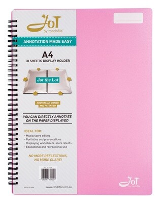 Rondofile Jot Pink Cover (10 sheets)