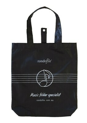 Eco-Shopping Bag - 
foldable and reusuable for carrying your Rondofiles and Music Books