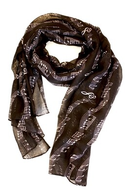 Black Music Scarf (P2)