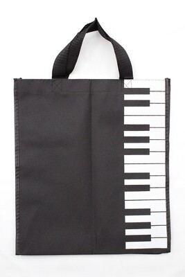 Nylon & PVC Tote Bag - Keyboard