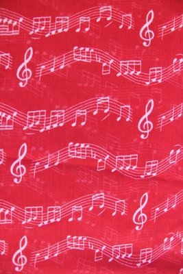 Red Music Scarf (P2)