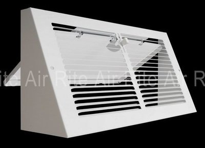 Baseboard Register 8x6" - Angled (Actual size 9 3/4" x 6 5/8")