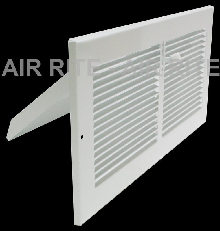 Sidewall Register/Diffuser 10x6" Flush Lip, Single Valve/Flap (Actual Size 11(3/4)” x 7(3/4)”x 5/16” Lip)