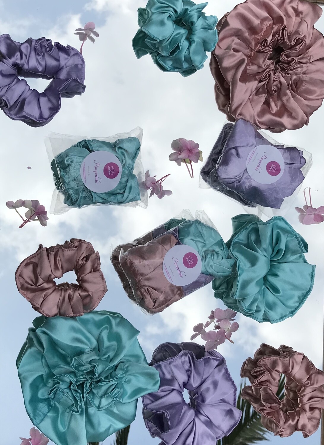 3-Pack Satin Scrunchies