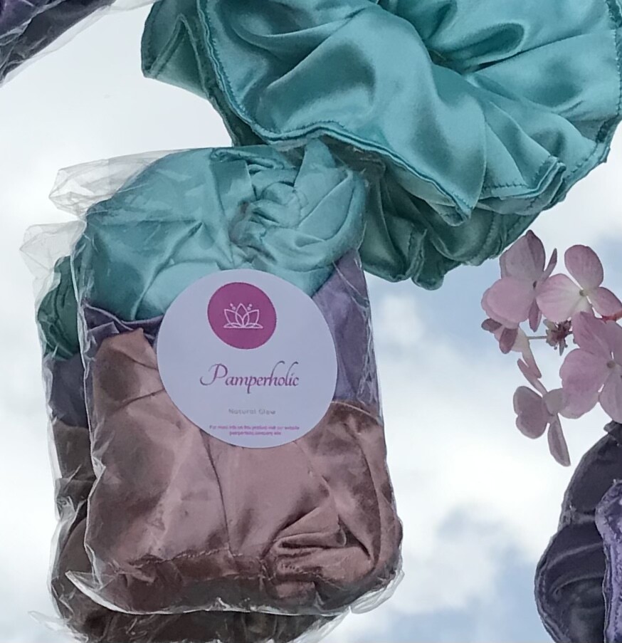 3-Pack Satin Scrunchies