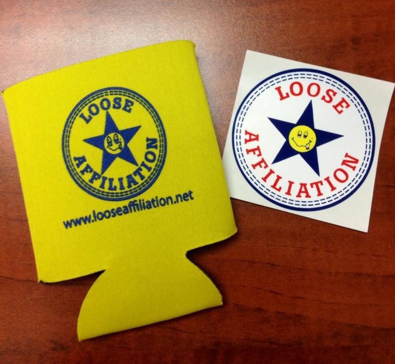 Koozie &amp; Decal Package