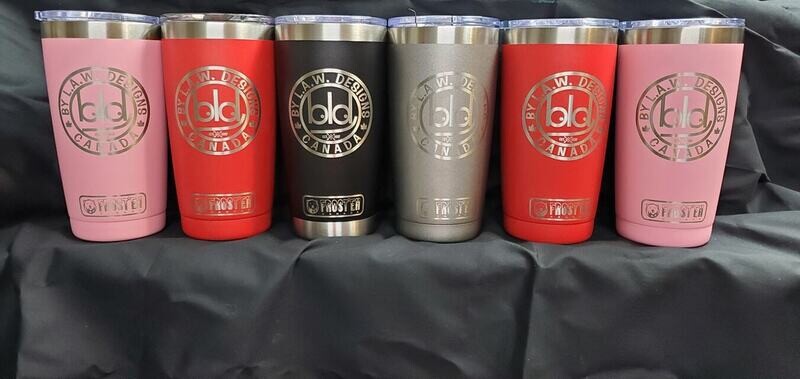 FROST'EH™ Tumblers (By L.A.W. DeSigns logo)