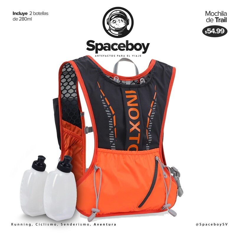 Mochila de Trail 5L (Orange/Black)