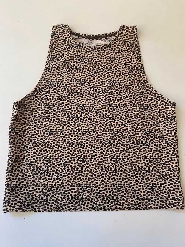 Crop Top Leopardo Puntos