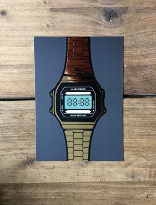 A6 Watch card