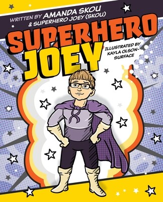 Superhero Joey Hard Cover Book