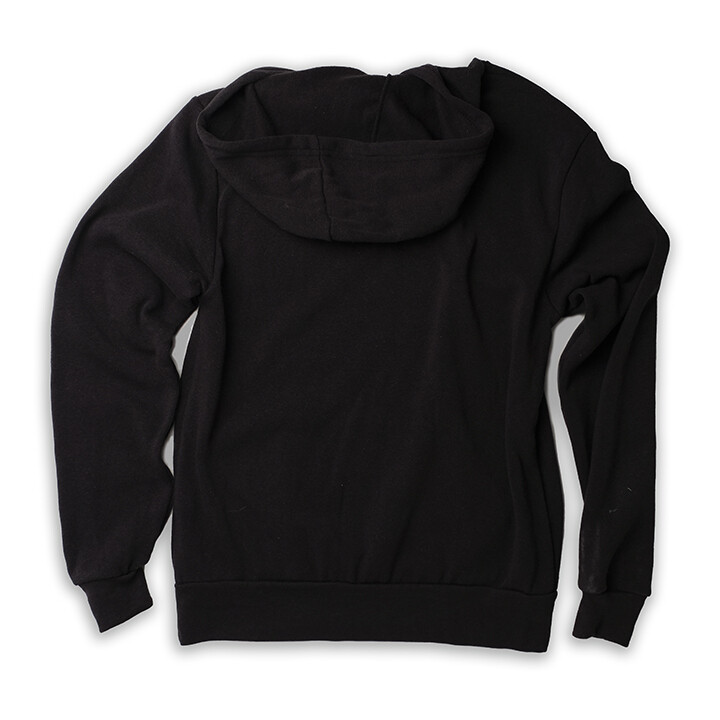Nomad Hoodie w Rough Logo - Eco True Black 