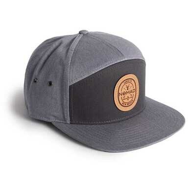 Nomad 7-Panel Hat - Oval Leather Patch 