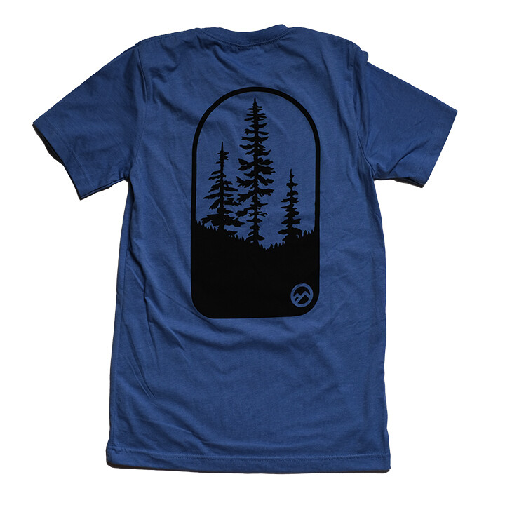 Nomad Three Tree T-Shirt - Heathered Blue