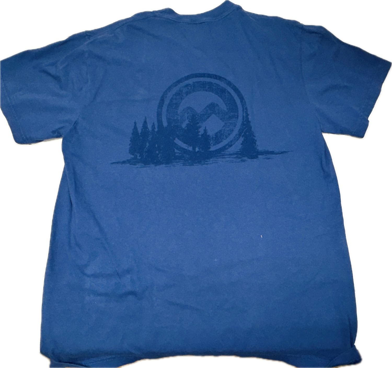 Nomad Distressed Classic Logo SS - Navy
