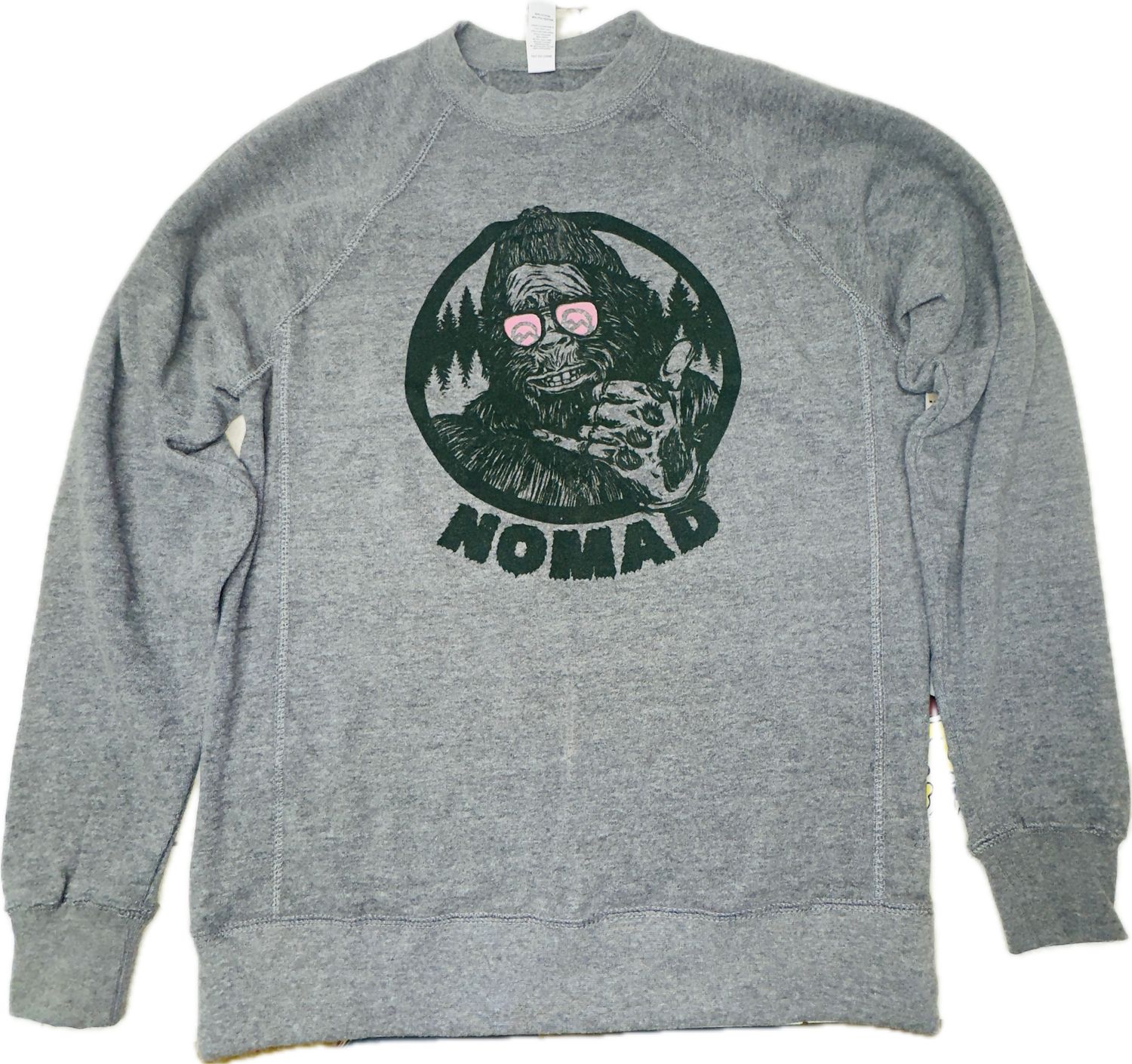 Nomad Crewneck Big Foot - Heathered Grey