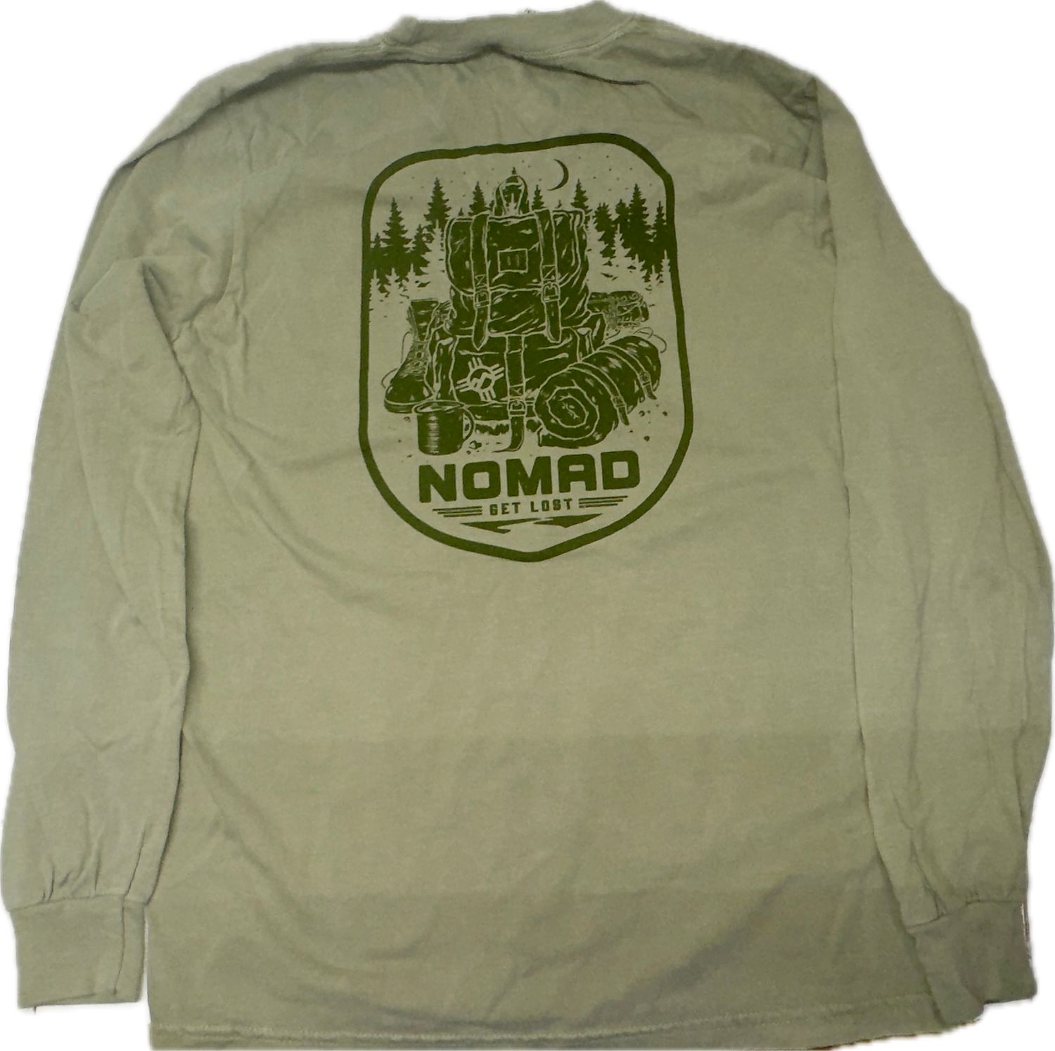 Nomad Comfort Colors Backpack - Khaki - L/S