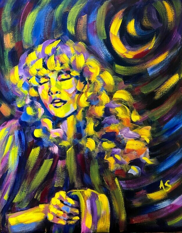 "Gypsy Queen" print