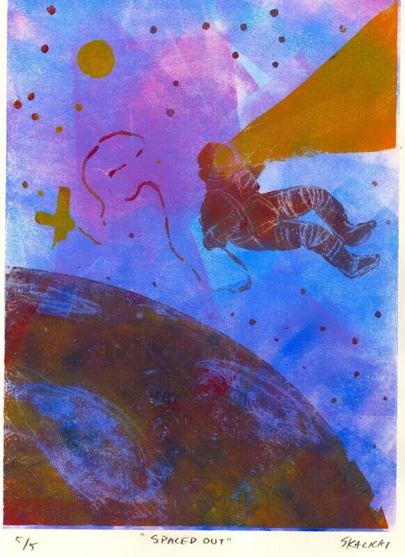 "Spaced Out" Print (8.5x11)
