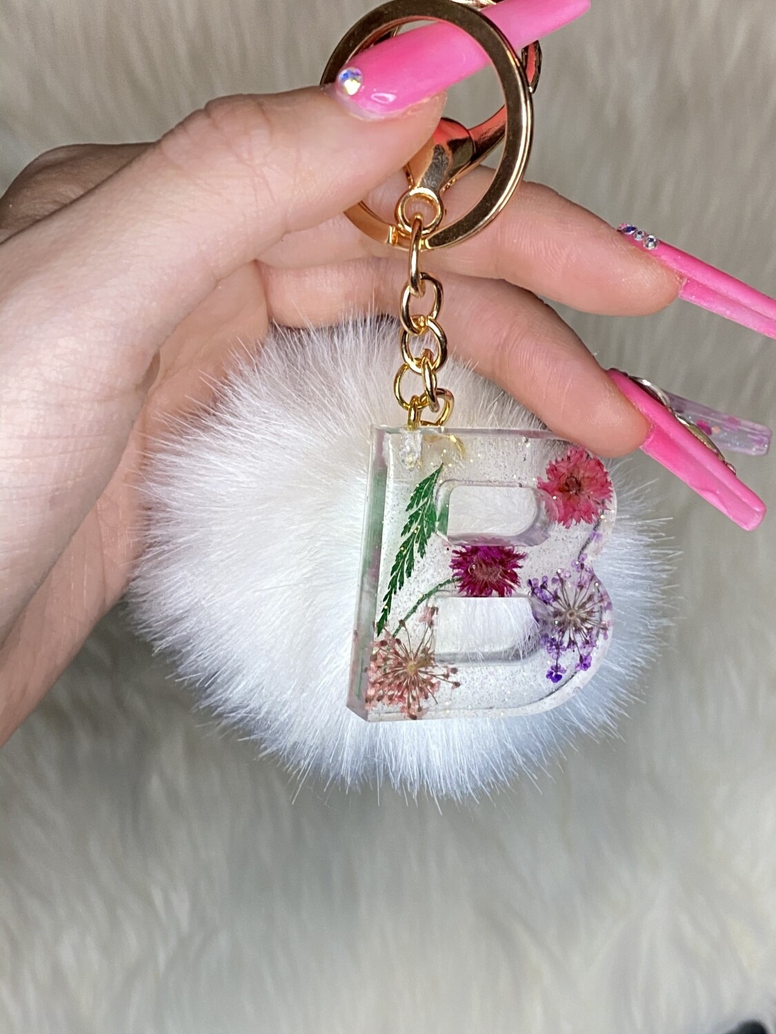 Letter keychains