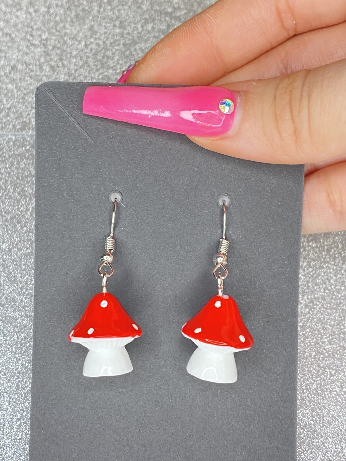 Mushroom earrings