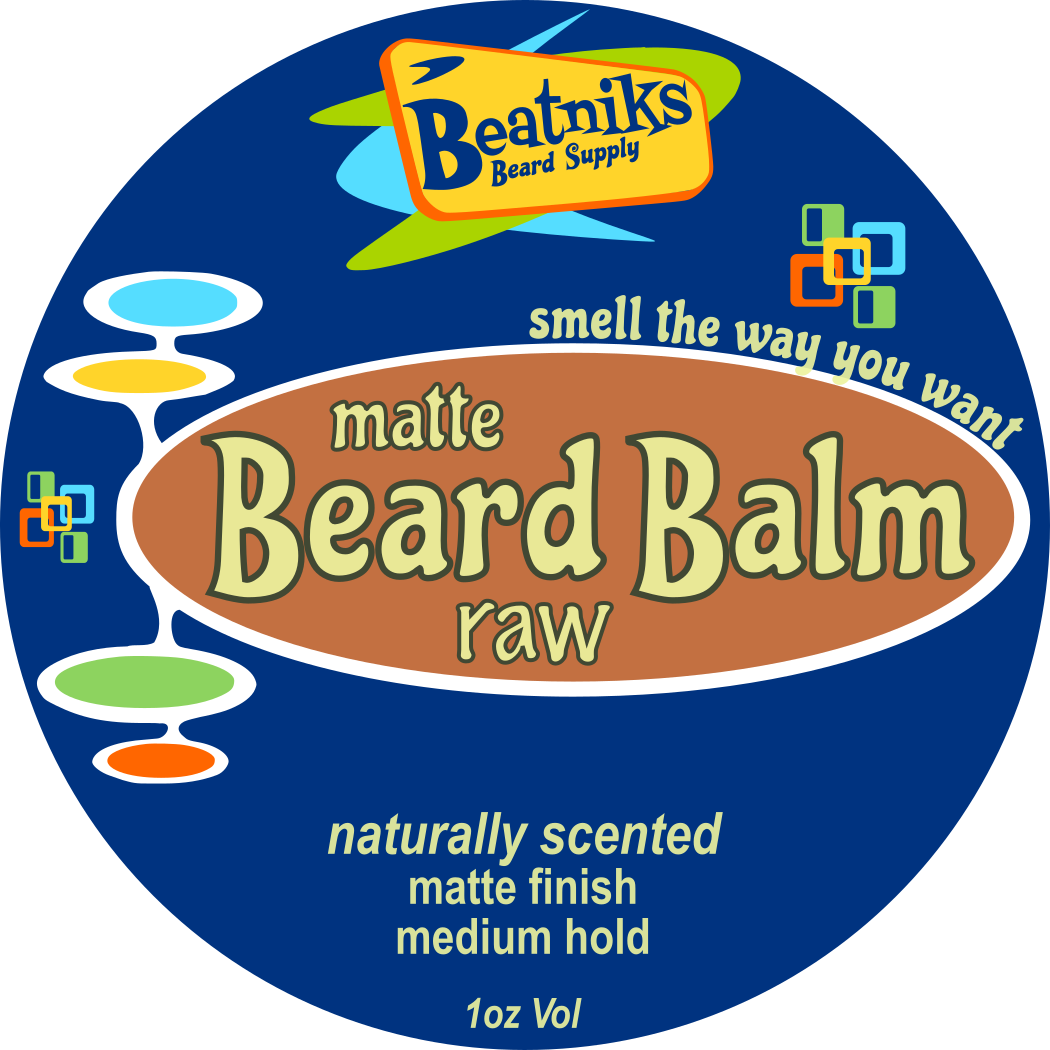 Beatniks RAW naturally scented | Beard Balm Matte