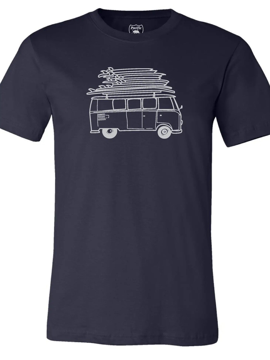 Surf Bus SS Crew T-shirt-Navy