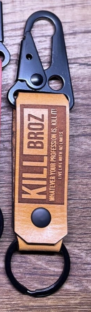 Leather Keychain (Yellow)