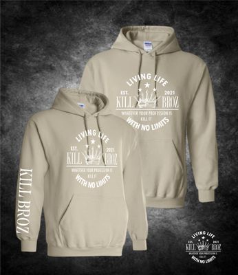 Kill Broz Crown Hoodie ( Sand )