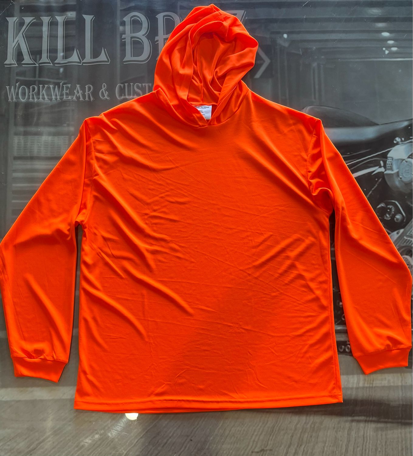 Long Sleeve Hooded Work Shirt Long Sleeve Hooded Work Shirt