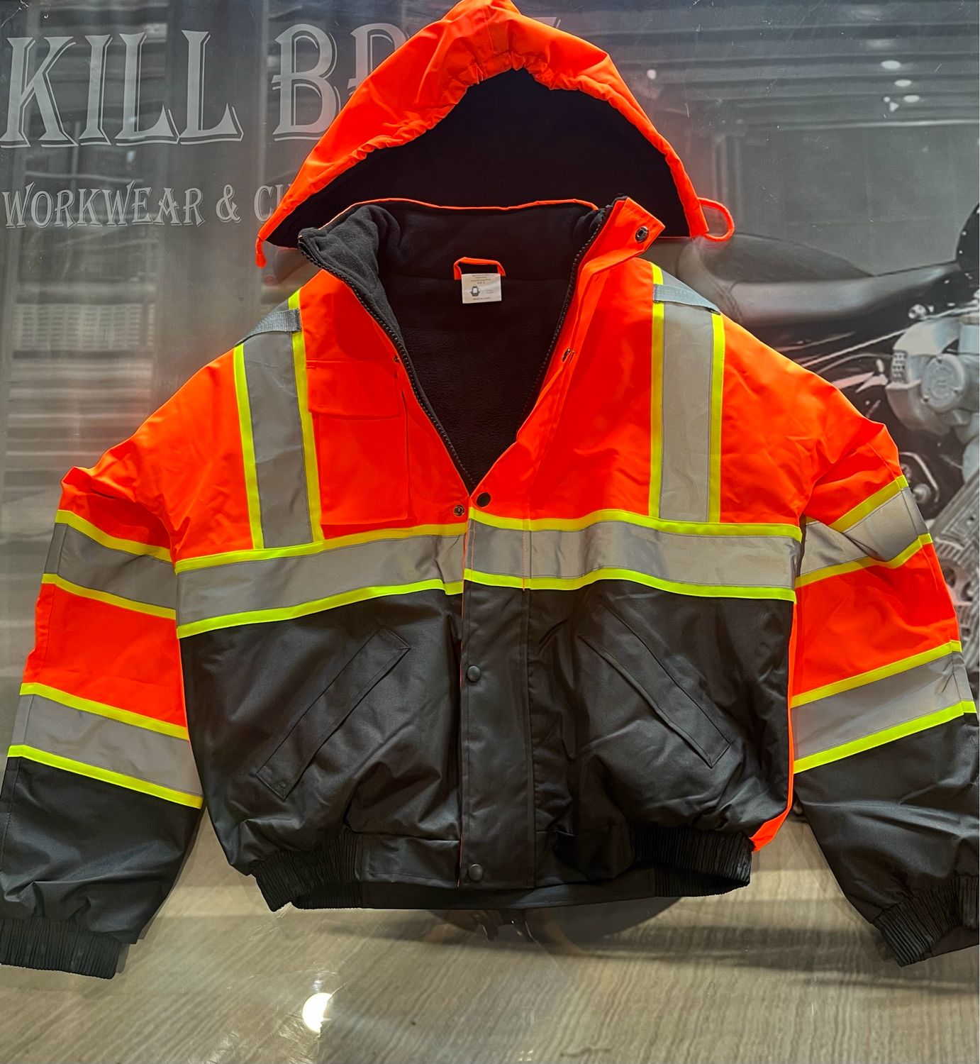 Waterproof Bomber-Style Rain Jacket Waterproof Bomber-Style Rain Jacket