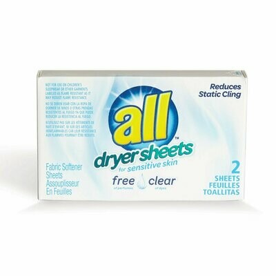 ALL Free & Clear Dryer Sheets