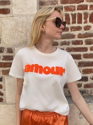 T-Shirt Amour Orange