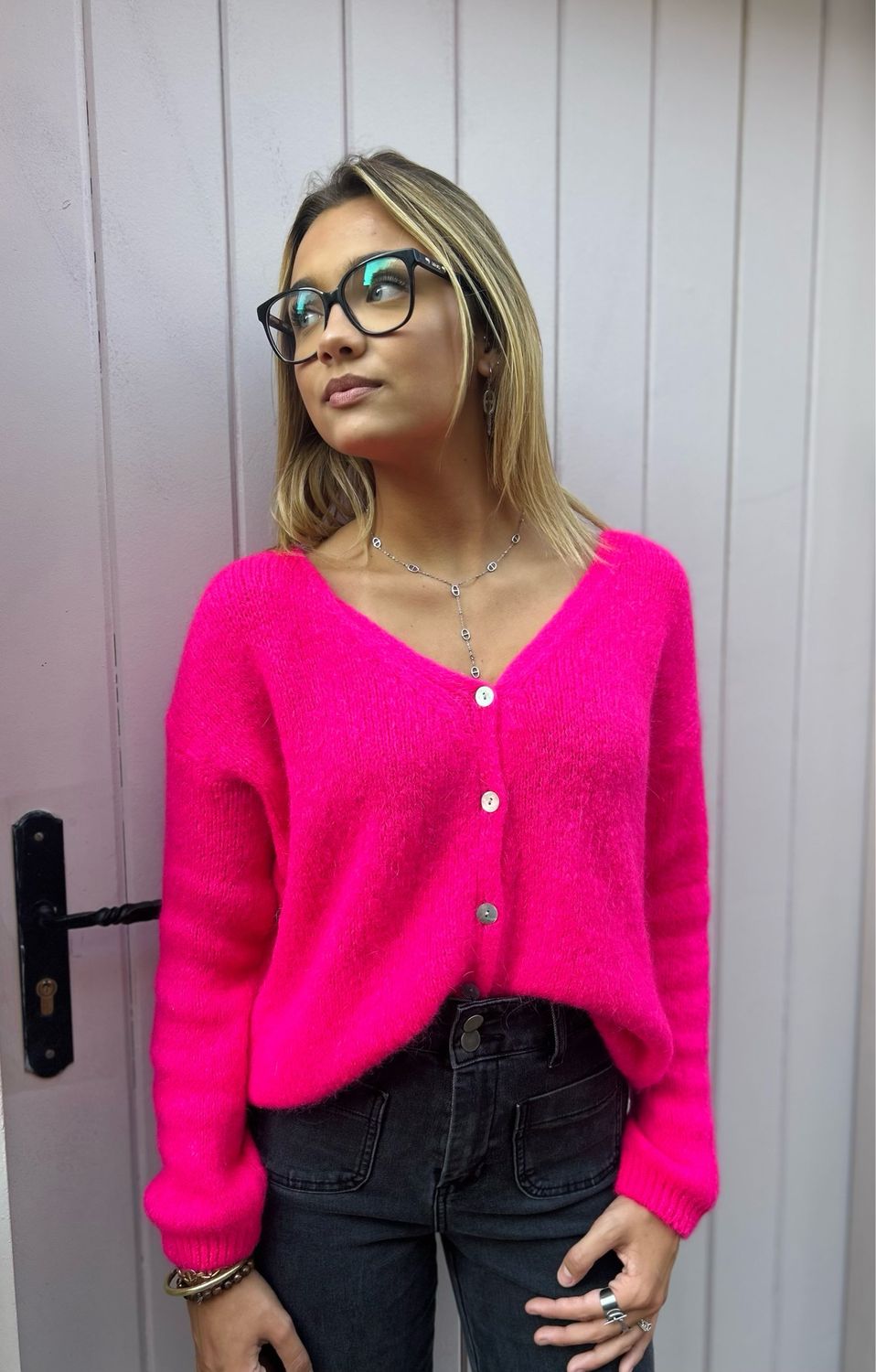 Gilet Ana Fushia