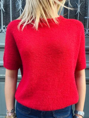 Pull Camille rouge