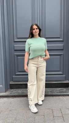 Pull Camille vert d&#39;eau