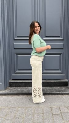 Pull Camille vert d&#39;eau