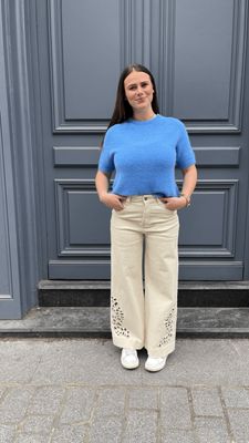 Pull Camille bleu océan