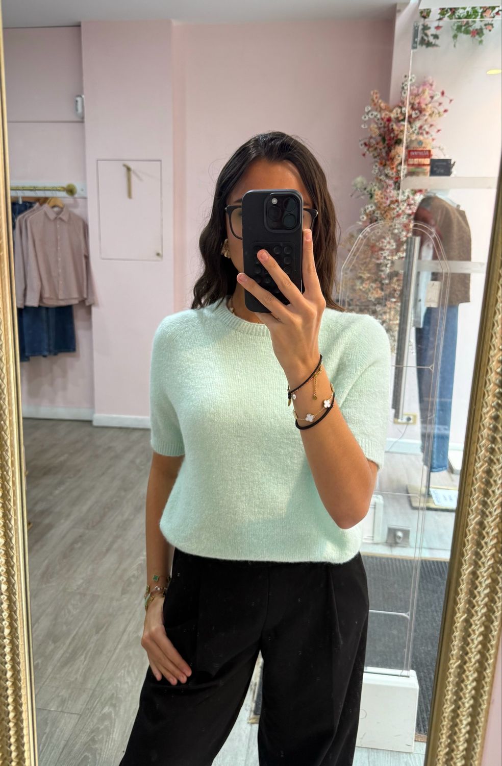 Pull Lisa Vert Menthe 