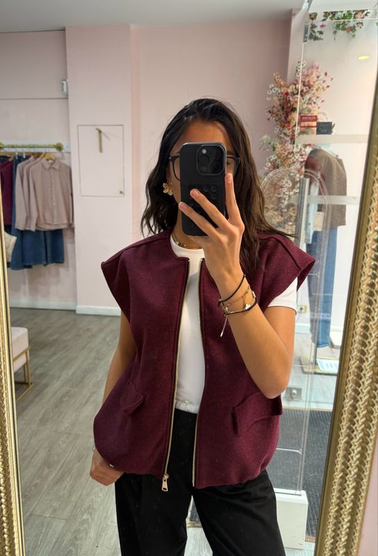 Veste Bordeaux 