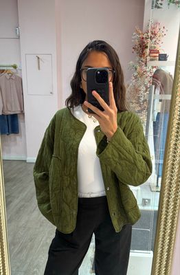 Veste Matelassée Kaki 