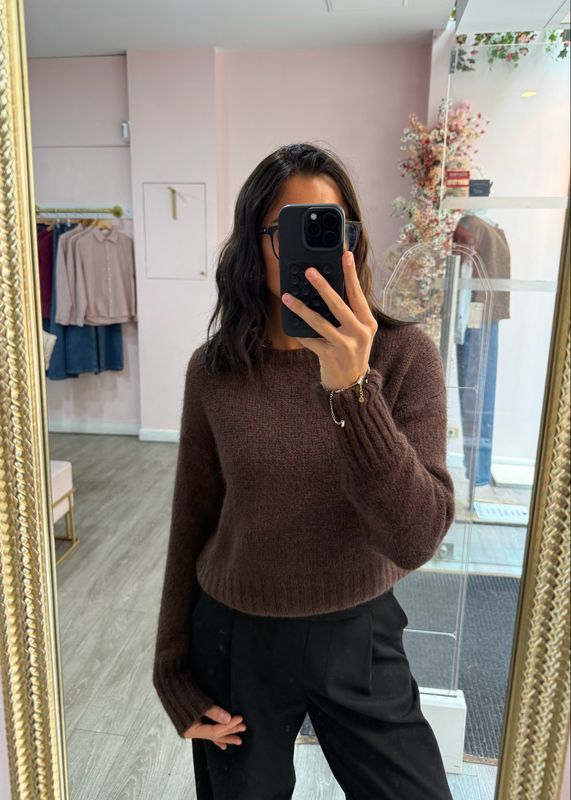 Pull Margot Marron