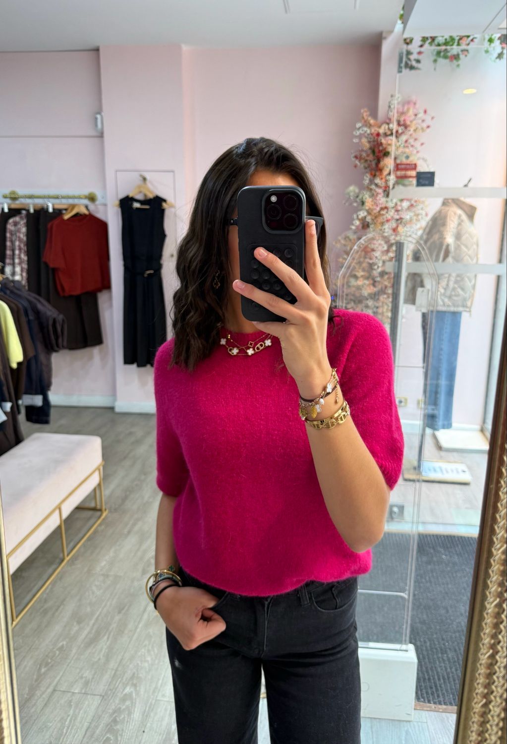 Pull Lisa Framboise